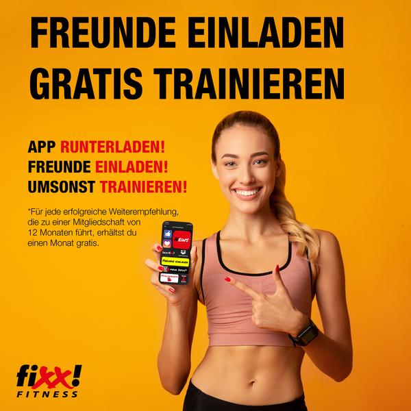 Freunde Einladen Und Gratis Trainieren Im Fitnessstudio Rheinfelden Fixx Fitness